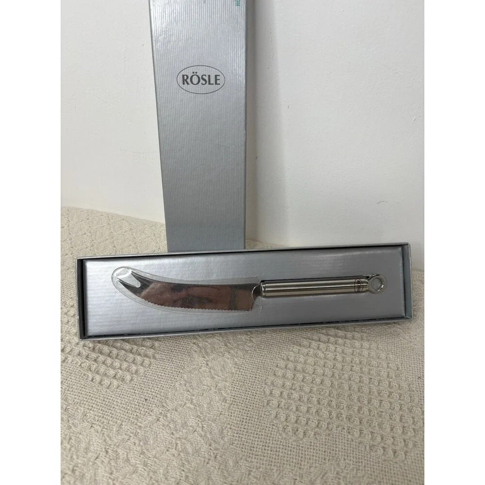 Rosle Bar Cheese Knife - New In box Serrated with prongs